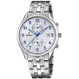   Festina Timeless Chronograph Férfi Karóra Ø: 42 mm Típus: F6854-A