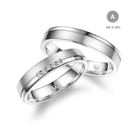 8 karátos Arany karikagyűrű pár - GB-002-8K-A