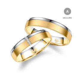 14 karátos Arany karikagyűrű pár - GB-006-14K-A