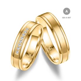 14 karátos Arany karikagyűrű pár - GB-007-14K-A