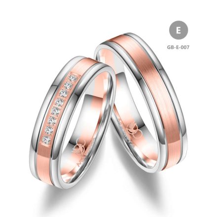 8 karátos Arany karikagyűrű pár - GB-007-18K-E