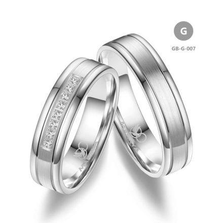 8 karátos Arany karikagyűrű pár - GB-007-18K-G