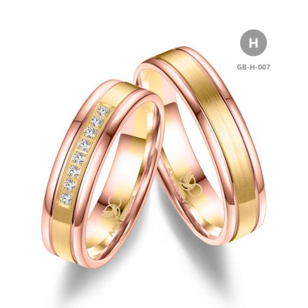 8 karátos Arany karikagyűrű pár - GB-007-18K-H