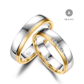 14 karátos Arany karikagyűrű pár - GB-013-14K-A