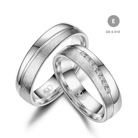 8 karátos Arany karikagyűrű pár - GB-018-8K-E