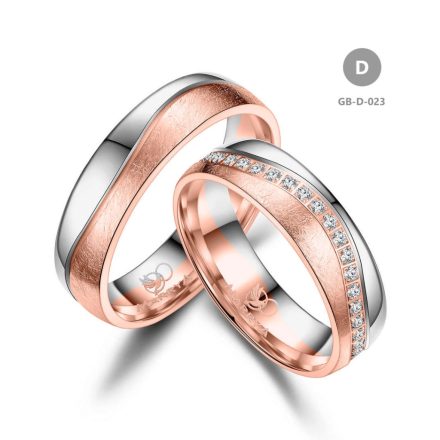 8 karátos Arany karikagyűrű pár - GB-023-18K-D