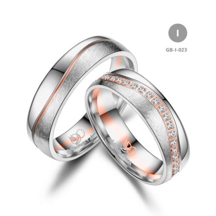 8 karátos Arany karikagyűrű pár - GB-023-18K-I