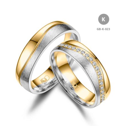 14 karátos Arany karikagyűrű pár - GB-023-14K-K