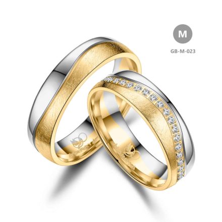 14 karátos Arany karikagyűrű pár - GB-023-14K-M