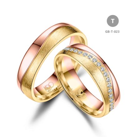 8 karátos Arany karikagyűrű pár - GB-023-18K-T