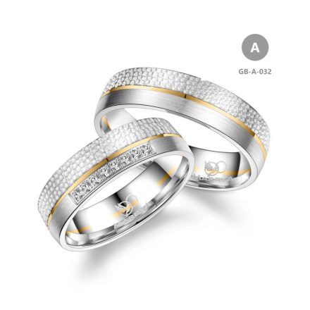 14 karátos Arany karikagyűrű pár - GB-032-14K-A