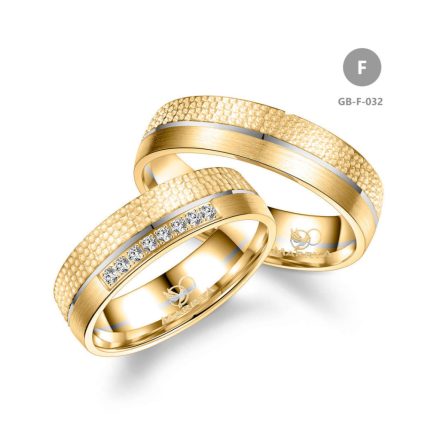 8 karátos Arany karikagyűrű pár - GB-032-8K-F