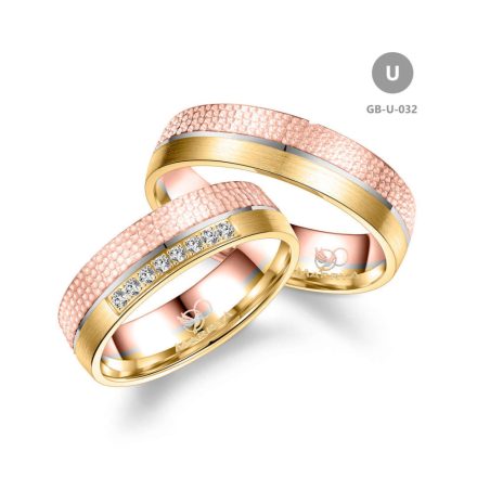 8 karátos Arany karikagyűrű pár - GB-032-18K-U