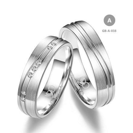 14 karátos Arany karikagyűrű pár - GB-038-14K-A