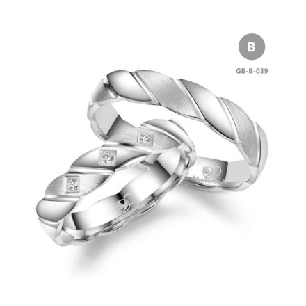 14 karátos Arany karikagyűrű pár - GB-039-14K-B