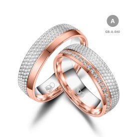 14 karátos Arany karikagyűrű pár - GB-040-14K-A