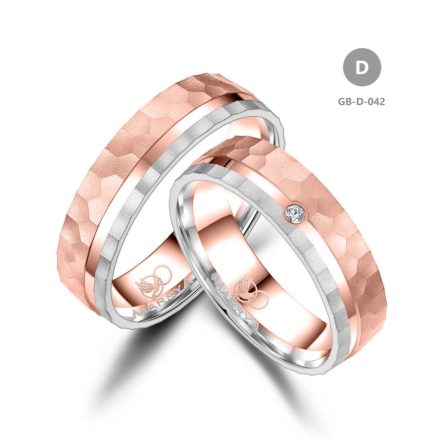 14 karátos Arany karikagyűrű pár - GB-042-14K-D