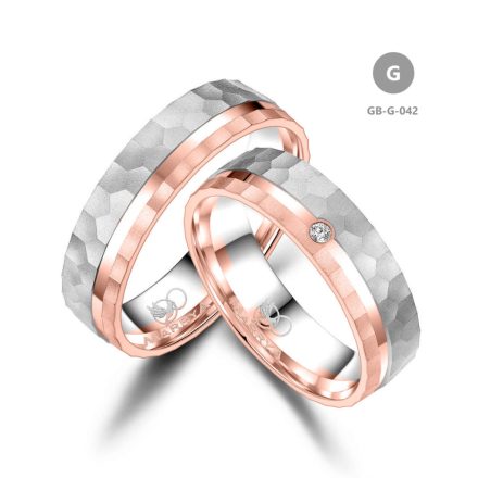 14 karátos Arany karikagyűrű pár - GB-042-14K-G