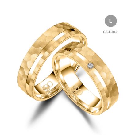 8 karátos Arany karikagyűrű pár - GB-042-8K-L