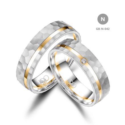 8 karátos Arany karikagyűrű pár - GB-042-8K-N