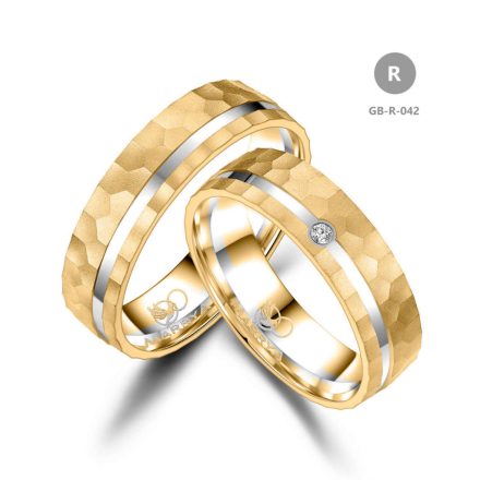 8 karátos Arany karikagyűrű pár - GB-042-18K-R