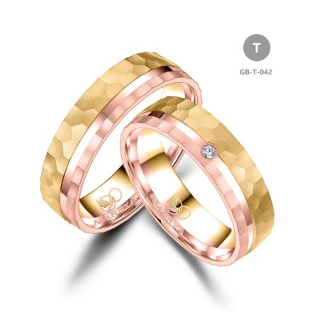 8 karátos Arany karikagyűrű pár - GB-042-18K-T