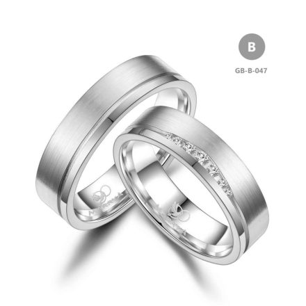 14 karátos Arany karikagyűrű pár - GB-047-14K-B