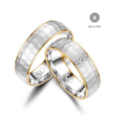 14 karátos Arany karikagyűrű pár - GB-048-14K-A