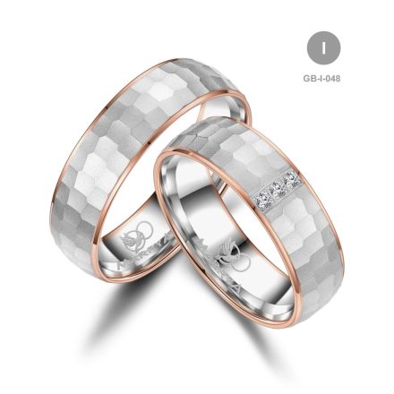 14 karátos Arany karikagyűrű pár - GB-048-14K-I