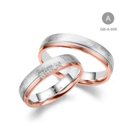 14 karátos Arany karikagyűrű pár - GB-049-14K-A