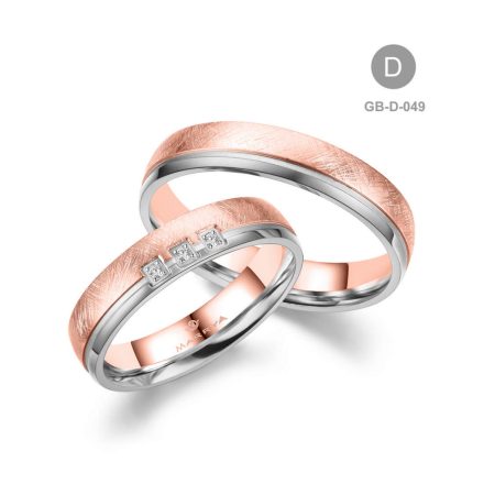 8 karátos Arany karikagyűrű pár - GB-049-8K-D