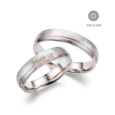 14 karátos Arany karikagyűrű pár - GB-049-14K-O