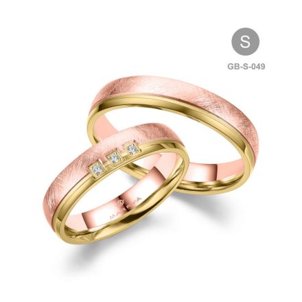 8 karátos Arany karikagyűrű pár - GB-049-18K-S