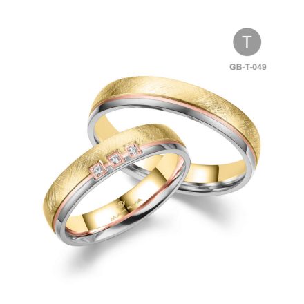 8 karátos Arany karikagyűrű pár - GB-049-18K-T