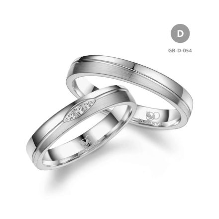 14 karátos Arany karikagyűrű pár - GB-054-14K-D