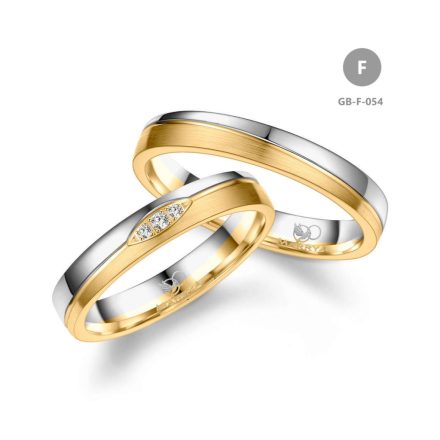 14 karátos Arany karikagyűrű pár - GB-054-14K-F