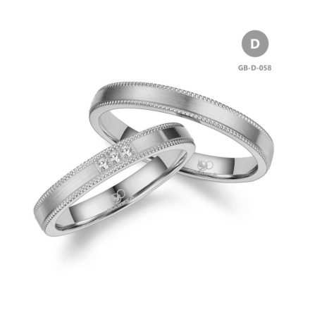 8 karátos Arany karikagyűrű pár - GB-058-8K-D