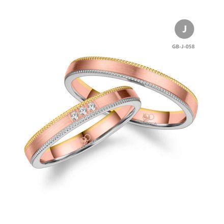 8 karátos Arany karikagyűrű pár - GB-058-8K-J