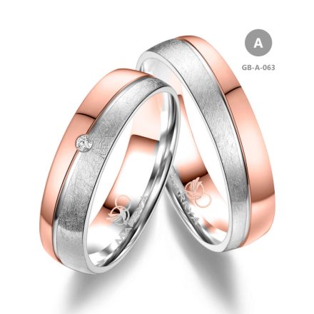 14 karátos Arany karikagyűrű pár - GB-063-14K-A