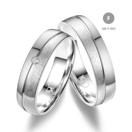 8 karátos Arany karikagyűrű pár - GB-063-8K-F