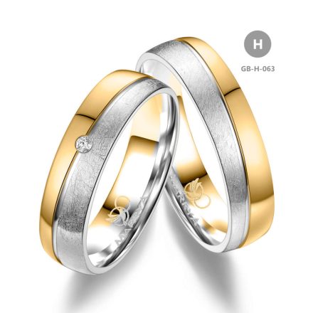 8 karátos Arany karikagyűrű pár - GB-063-8K-H