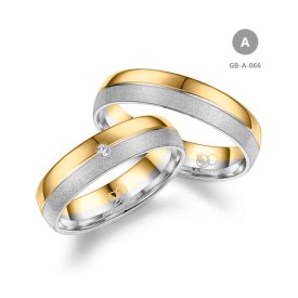 14 karátos Arany karikagyűrű pár - GB-066-14K-A