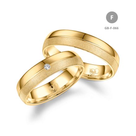 14 karátos Arany karikagyűrű pár - GB-066-14K-F