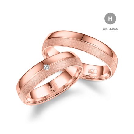 14 karátos Arany karikagyűrű pár - GB-066-14K-H