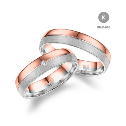 8 karátos Arany karikagyűrű pár - GB-066-18K-K