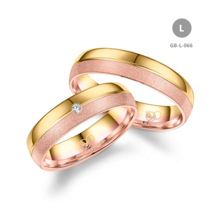 8 karátos Arany karikagyűrű pár - GB-066-18K-L