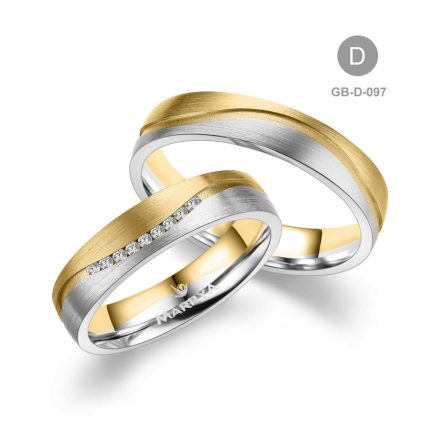 8 karátos Arany karikagyűrű pár - GB-097-8K-D