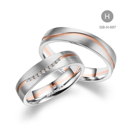 14 karátos Arany karikagyűrű pár - GB-097-14K-H