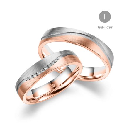 14 karátos Arany karikagyűrű pár - GB-097-14K-I