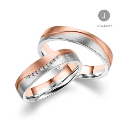 14 karátos Arany karikagyűrű pár - GB-097-14K-J